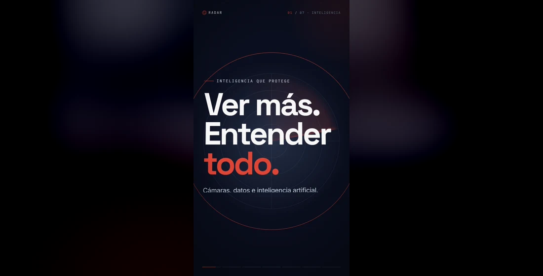 RADAR app: múltiples señales, una sola inteligencia